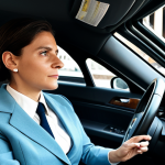 Home 5 지식생태계 내의 지식 공유 문화 - **Prompt:** A professional woman in a modest business suit, listening to a podcast about Italian art...