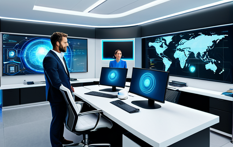 지식생태계에서의 협업 플랫폼 활용 - Ethical Tech - Data Protection Concept**

"An abstract representation of data protection in a collab...